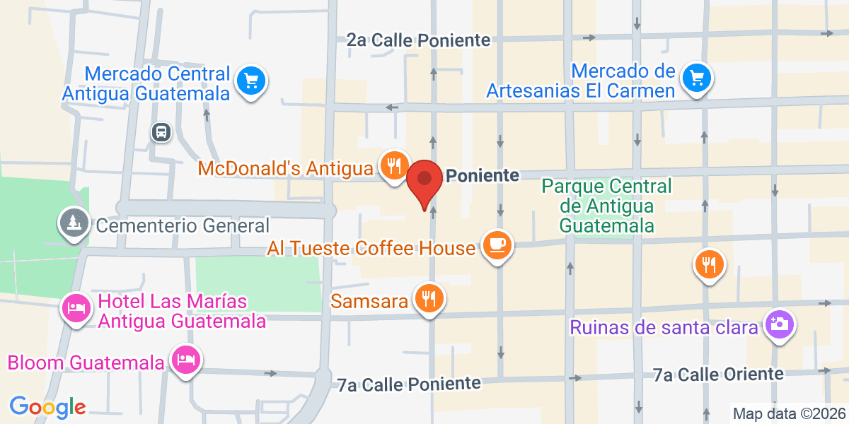 Mapa de Alegría Café