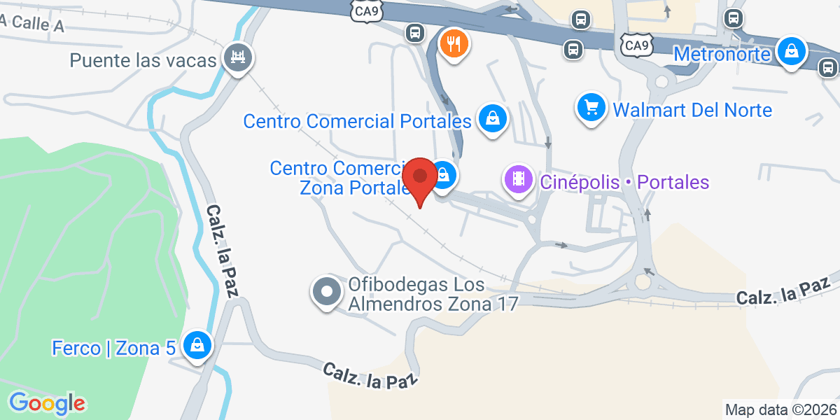 Mapa de Atrio Café - Portales