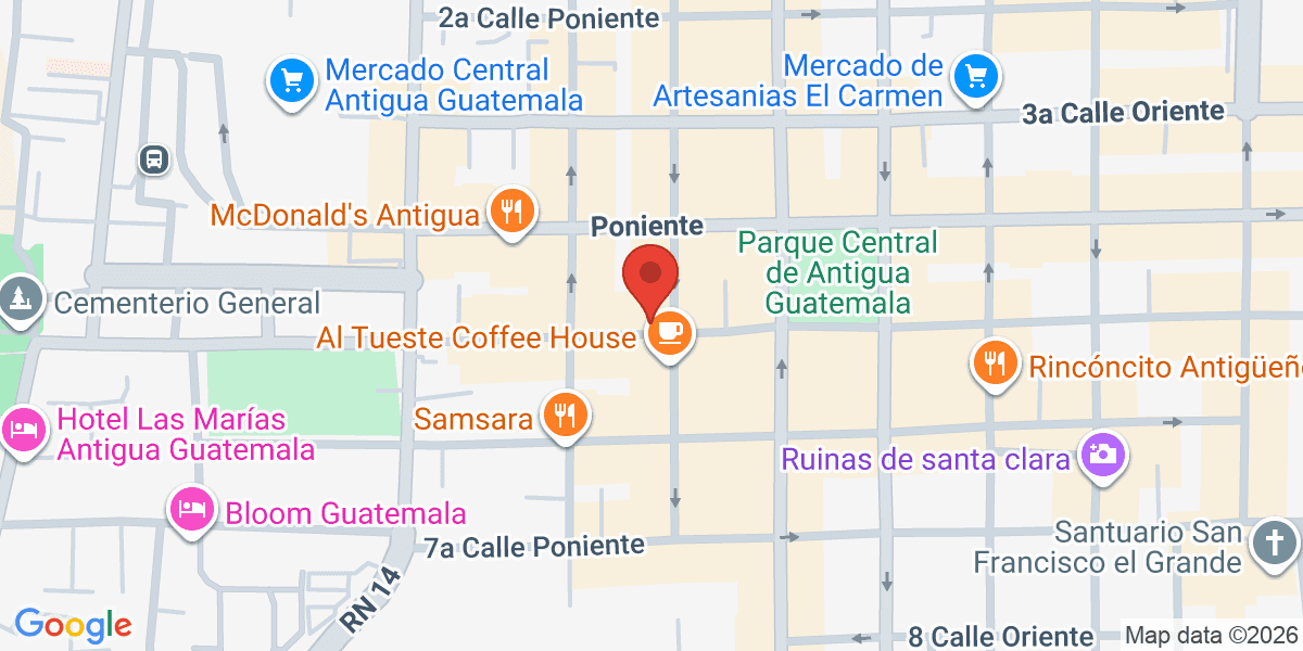 Mapa de Cafe Boheme