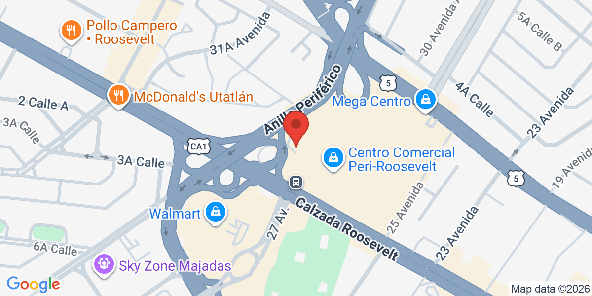Mapa de El injerto - Periroosevelt
