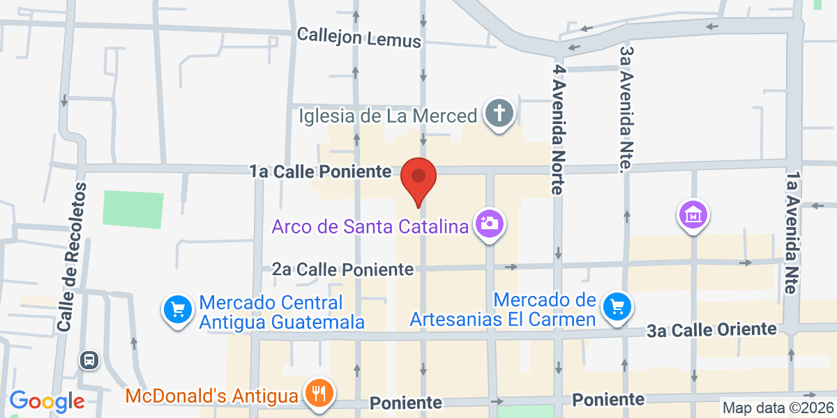 Mapa de Siena Luz Coffee & Book Shop