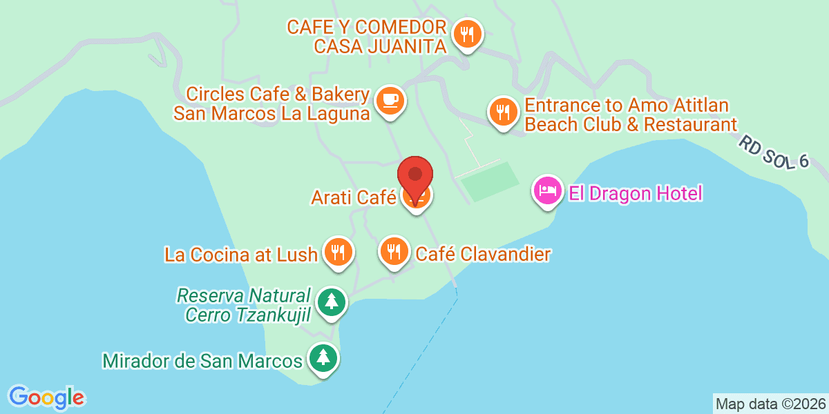 Mapa de Arati Café